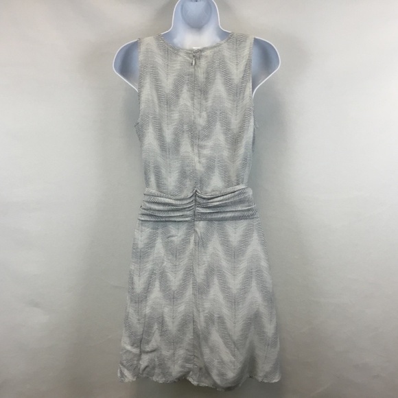 GAP Chevron Print Sleeveless Tie Waist Dress. - Picture 2 of 13